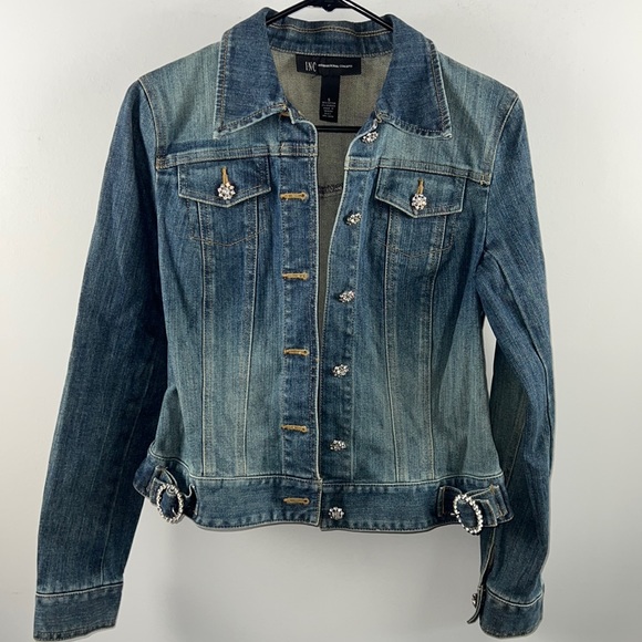 INC International Concepts Jackets & Blazers - INC International Concepts denim bling Jean jacket